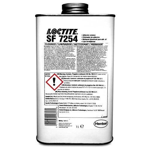 [P-220 1089415] LOCTITE SF 7254 LIMPIADOR DE PEGAMENTOS (Botella  1 l)
