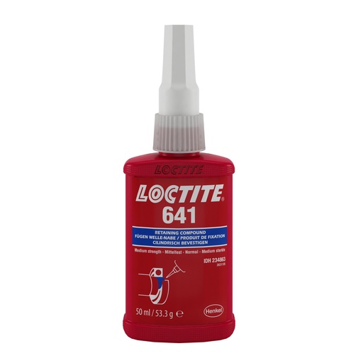 [P-220 88580] LOCTITE 641 RETENEDOR FÁCIL DESMONTAJE (Botella  50 ml)
