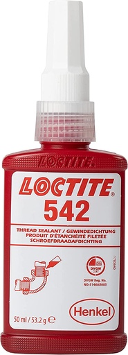 [P-220 88547] LOCTITE 542 EPIG SELLADOR DE ROSCAS HIDRÁULICA/NEUMÁTICA (Botella  50 ml)