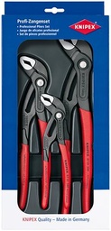 [7655933000] JUEGO DE ALICATES COBRA 3 PZAS. KNIPEX