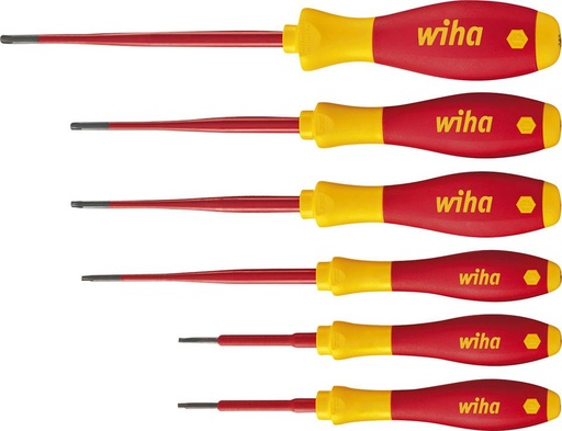 [7659890110] JUEGO DESTORNILLADORES VDE SLIM 6 PZAS T8-25 WIHA 
