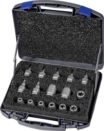 [61935014] JUEGO LLAVES DE VASO DE IMPACTO TORX 1/2" 16 PZAS. ASW