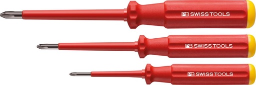 [7665910040] JGO. DESTORNILLADORES VDE 3 PIEZAS PH EN CARTÓN CLASSIC PB SWISS TOOLS