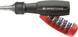 [7663490125] DEP. PORTAPUNTAS LARGO 10 PIEZA CON CARRACA PB SWISS TOOLS 