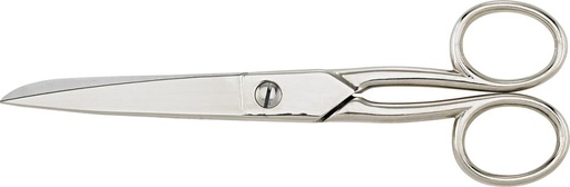 [7670980015] TIJERAS MULTIUSO 150MM NIQUELADAS, OJALES REDONDOS KIESEL