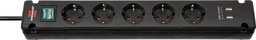 [7690130105] REGLETA 5 TOMAS H05VV-F3G1,5 3M BREMOUNTA USB BRENNENSTUHL
