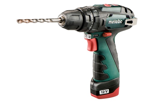 [P-222 600385500] TALADRO ATORNILLADOR DE PERCUSION DE BATERIA METABO POWERMAXX SB BASIC (2x Li-POWER 2.0 Ah)