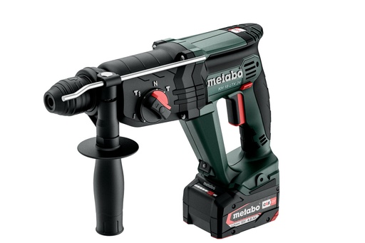 [P-222 601712510] MARTILLO COMBINADO DE BATERIA METABO KH 18 LTX 24  (2x Li-POWER 4.0 Ah)