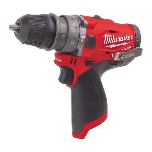 [P-1429 4933464135] TALADRO PERCUTOR SUBCOMPACTO M12 FUEL™ CON PORTABROCAS DESMONTABLE, 2 VELOCIDADES, PAR MÁXIMO 37/44NM. INCLUYE PORTABROCAS METÁLICO 13MM. SE SUMINISTRA EN VERSIÓN CERO, SIN BATERÍAS NI CARGADOR M12FPDX-0