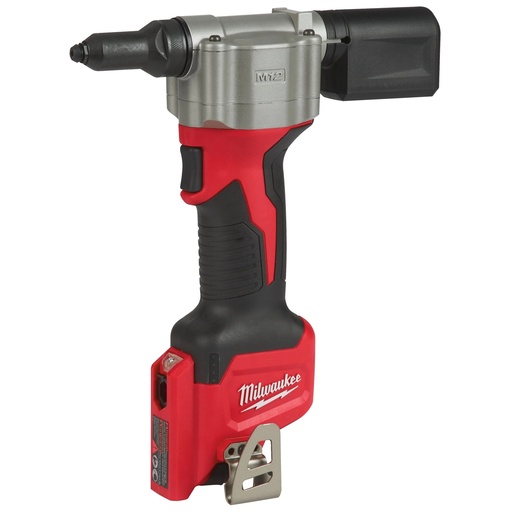 [P-1429 4933464404] REMACHADORA SUBCOMPACTA M12™, CAPACIDAD MÁXIMA REMACHE 2,4-4,8MM INOX, FUERZA DE TRACCIÓN 9000N, CARRERA 20,32MM. INCLUYE 4 BOQUILLAS. SE SUMINISTRA EN VERSIÓN CERO, SIN BATERÍAS NI CARGADOR M12BPRT-0