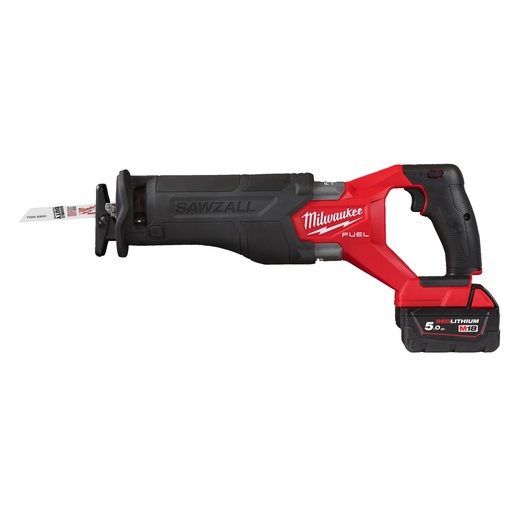 [P-1429 4933478291] SIERRA DE SABLE M18 FUEL™ SAWZALL™, CARRERA 32MM, 0-3000CPM, FIXTEC™. SE SUMINISTRA CON 2 BATERÍAS M18B5 Y CARGADOR RÁPIDO M12-18FC, EN HD-BOX M18FSZ-502X