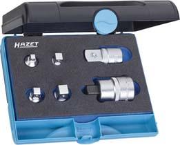 [7669556000] JUEGO DE ADAPTADORES     6PZA. 1/4"-3/4"  HAZET