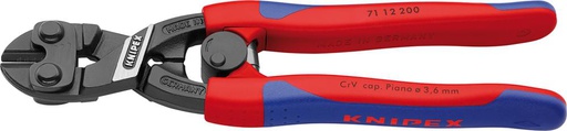 [7656640200] CORTABULONES PEQUENO     200MM C MANGO PLAST. KNIPEX