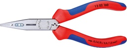 [7653130160] ALICATES ELECTRICISTA    PULIDOS CON FUNDA DEDOS COMPONENTES KNIPEX