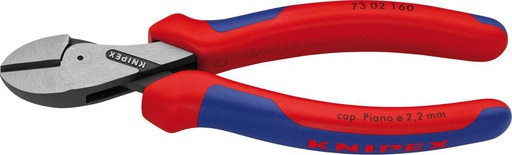 [7652940160] ALICATE CORTE DIAGONAL COMP. PULIDO 160MM CON MANGO PLÁSTICO KNIPEX