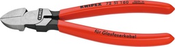 [7653190160] ALICATE DE CORTE DIAGONAL160MM PARA CABLE DE FIBRA ÓPTICA KNIPEX