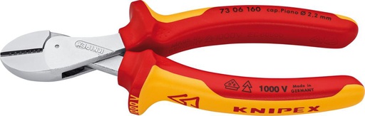 [7652942160] ALICATE CORTE DIAGONAL VDE 160MM CON MANGO PLÁSTICO KNIPEX