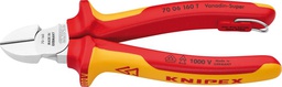 [7653051160] CORTAALAMBRES VDE TT 160MM CON MANGO DE PLAST. KNIPEX