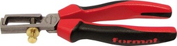 [54520160] ALICATES PELACABLES      MANGO DE 2 COMPONENTESPULIDO 160 MM