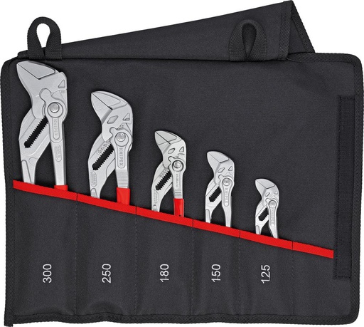 [7671565000] JUEGO ALICATES PICO LORO 5 PZAS BOLSA ENROLLABLE  KNIPEX