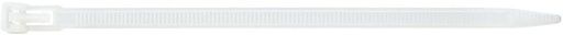 ABRAZADERA NYLON DESMONTABLE COLOR NATURAL 360X7,5MM (100 UDS) SAPISELCO