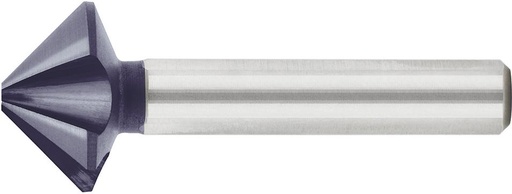 AVELLANADOR CÓNICO DIN335-C HSS TIALN 4 FILOS VÁSTAGO CILINDRICO 90º FORMAT