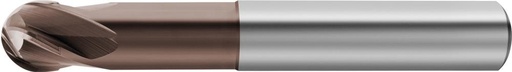FRESA ESFÉRICA VHM Z4 PERROX TIPO H CORTA G-MOLD 65 B GÜHRING
