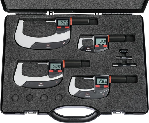 [7643400101] JUEGO MICRÓMETRO DE EXTERIORES DIGITAL MICROMAHR 40 EWRI-L IP65 0-100 MM INALÁMBRICO INTEGRADO MAHR