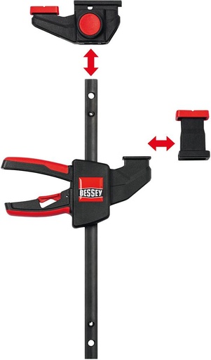 [7650600150] PAR DE SARGENTOS DE MESA DE UNA MANO EZR BESSEY