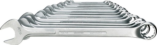 [7657241400] JUEGO DE LLAVES COMBINADAS EN PULGADAS AMERICANAS 5/16"-1.1/4" GEDORE