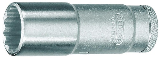 VASO DE 3/8" 12 CARAS SERIE LARGA GEDORE