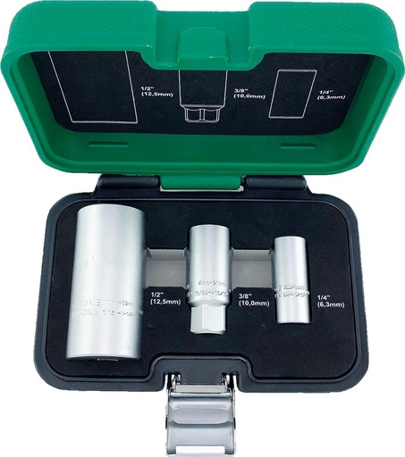 [7660383000] VASO LLAVE DE VASO 3 PZAS . 6-32MM FORTIS