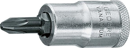 LLAVE DE VASO CON PUNTA DE ATORNILLAR 1/2" PH GEDORE