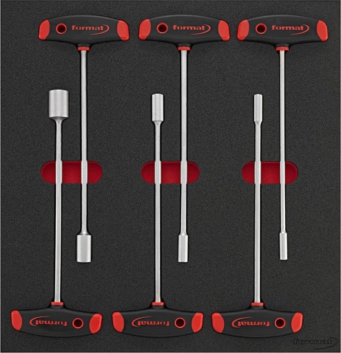[7661750111] MÓDULO HERRAMIENTA 2/3 LLAVE DE VASO CON MANGO EN T FORMAT