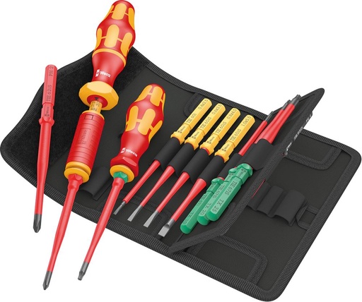 [7663141016] JUEGO DESTORNILLADOR DINAMOMÉTRICO VDE 16 PIEZAS WERA
