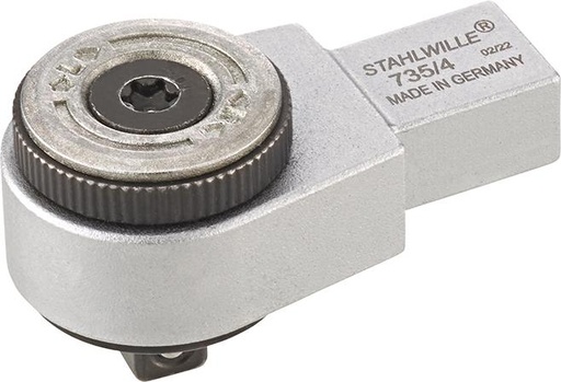 [7662960914] CARRACA REVERSIBLE INSERTABLE 1/4" 9X12MM 60 DIENTES STAHLWILLE