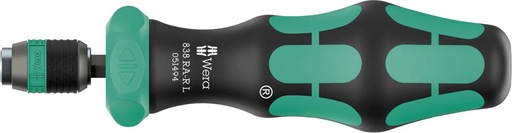 [7663910035] PORTAPUNTAS CARRACA 1/4" 142 MM WERA