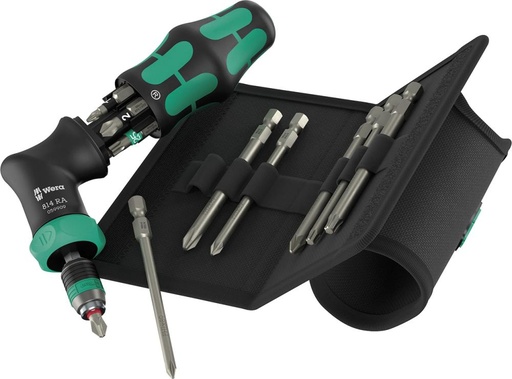 [7664000011] JUEGO PORTAPUNTAS PISTOLA KRAFTFORM KOMPAKT WERA
