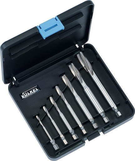 [7616490215] JUEGO DE MACHOS DE CORTAR HSSE HEXDRIVE M3-12 /FORMA C VÖLKEL