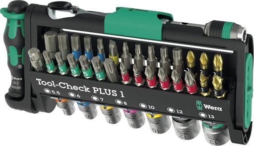 [7664820160] JUEGO DE PUNTAS TOOL-CHECKPLUS 39 UNIDADES WERA