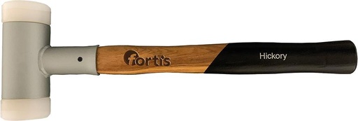 MARTILLO DE SUPERFICIE BLANDA CON MANGO DE NOGAL SIN CONTRAGOLPE FORTIS FORTIS