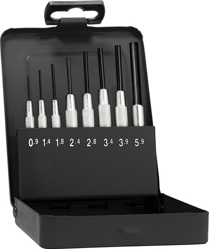 [7668670800] JUEGO EXTRACTOR PASADOR CON MANGUITO EN CAJA METÁLICA FORMAT