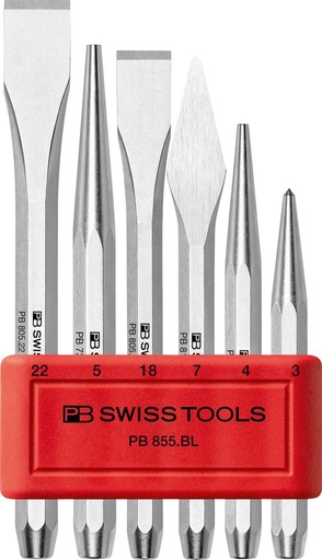 [7669140005] JUEGO DE HERRAMIENTAS DE IMPACTO 6 UNIDADES PB SWISS TOOLS
