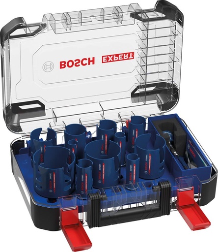 [7676160005] JUEGO DE SIERRAS DE CORONA UNIVERSAL 15 PIEZAS 20-76MM EXPERT BOSCH