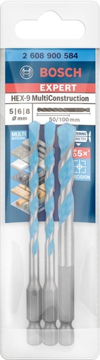 JUEGO DE BROCAS MULTIUSOS MULTI CONSTRUCCION BOSCH