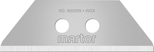 [7674190255] CUCHILLA TRAPEZOIDAL PAQUETE DE 10 UNIDADES Nº 160099.70 MARTOR