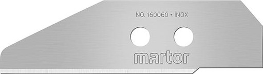 [7674190260] CUCHILLA ESPECIAL REDONDEADA PAQUETE CON 5 UNIDADES 160060 INOXIDABLE MARTOR