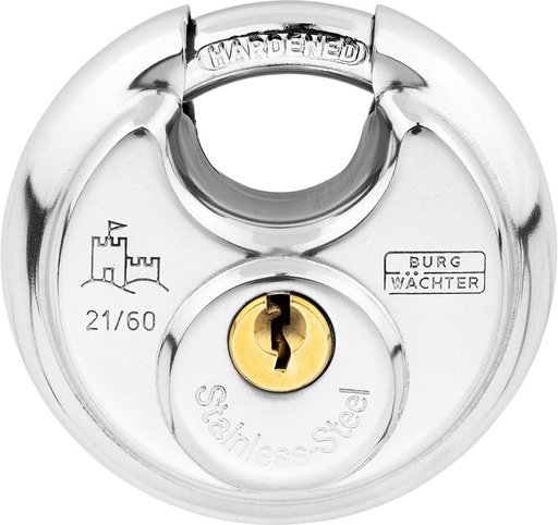 CANDADO REDONDO CIRCLE 21 ACERO INOXIDABLE BURG WÄCHTER