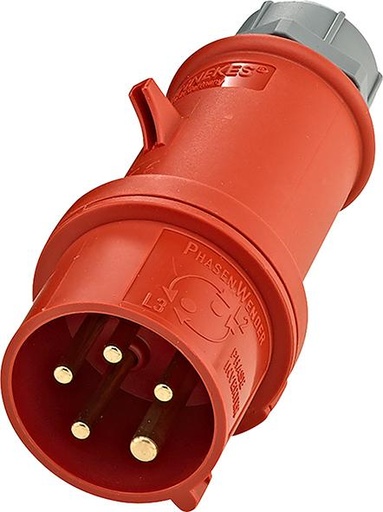 INVERSOR DE FASES CEE IP44 5 POLOS 6 H 400 V MENNEKES ALTHOFF