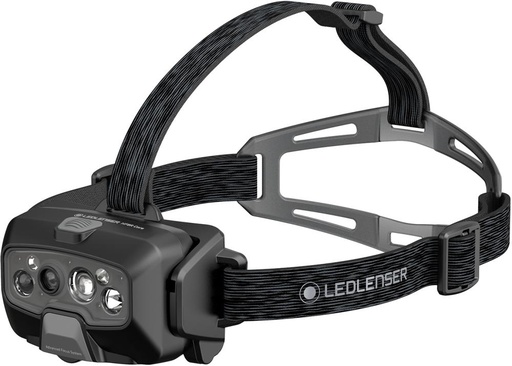 [7690581105] LINTERNA DE CASCO DE BATERÍA HF8R CORE BLACK 20-1600 LUMEN LEDLENSER